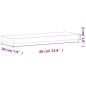 vidaXL Wandregal 60x20x4 cm Massivholz Buche vidaXL Wandregal 60x20x4 cm Massivholz Buche