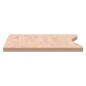 vidaXL Schreibtischplatte 100x(45-50)x2,5 cm Massivholz Buche vidaXL Schreibtischplatte 100x(45-50)x2,5 cm Massivholz Buche