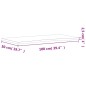 vidaXL Schreibtischplatte 100x(45-50)x2,5 cm Massivholz Buche vidaXL Schreibtischplatte 100x(45-50)x2,5 cm Massivholz Buche