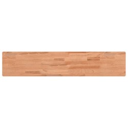vidaXL Wandregal 100x20x4 cm Massivholz Buche