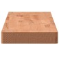 vidaXL Wandregal 100x20x4 cm Massivholz Buche