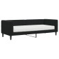 vidaXL Tagesbett mit Matratze Schwarz 80x200 cm Samt vidaXL Tagesbett mit Matratze Schwarz 80x200 cm Samt