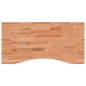 vidaXL Schreibtischplatte 80x(36-40)x4 cm Massivholz Buche vidaXL Schreibtischplatte 80x(36-40)x4 cm Massivholz Buche