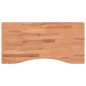 vidaXL Schreibtischplatte 80x(36-40)x2,5 cm Massivholz Buche vidaXL Schreibtischplatte 80x(36-40)x2,5 cm Massivholz Buche