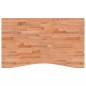 vidaXL Schreibtischplatte 100x(55-60)x1,5 cm Massivholz Buche vidaXL Schreibtischplatte 100x(55-60)x1,5 cm Massivholz Buche