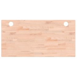 vidaXL Schreibtischplatte 100x50x1,5 cm Massivholz Buche