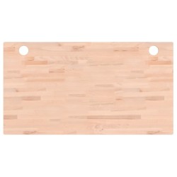 vidaXL Schreibtischplatte 110x60x2,5 cm Massivholz Buche