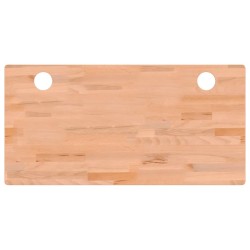 vidaXL Schreibtischplatte 110x55x2,5 cm Massivholz Buche
