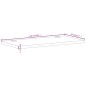 vidaXL Schreibtischplatte 110x55x2,5 cm Massivholz Buche vidaXL Schreibtischplatte 110x55x2,5 cm Massivholz Buche