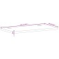 vidaXL Schreibtischplatte 110x60x2,5 cm Massivholz Kiefer vidaXL Schreibtischplatte 110x60x2,5 cm Massivholz Kiefer