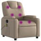 vidaXL Massagesessel Cappuccino-Braun Kunstleder vidaXL Massagesessel Cappuccino-Braun Kunstleder