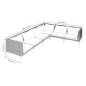 vidaXL 6-tlg. Garten-Lounge-Set mit Kissen Poly Rattan Dunkelgrau vidaXL 6-tlg. Garten-Lounge-Set mit Kissen Poly Rattan Dunkelgrau