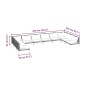 vidaXL 10-tlg. Garten-Lounge-Set mit Kissen Poly Rattan Dunkelgrau vidaXL 10-tlg. Garten-Lounge-Set mit Kissen Poly Rattan Dunkelgrau