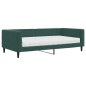 Tagesbett mit Matratze Dunkelgrün 100x200 cm Samt Tagesbett mit Matratze Dunkelgrün 100x200 cm Samt