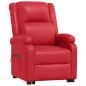 vidaXL Massagesessel mit Aufstehhilfe Rot Kunstleder vidaXL Massagesessel mit Aufstehhilfe Rot Kunstleder