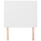 vidaXL Kopfteile 2 Stk. Weiß 80x5x78/88 cm Kunstleder