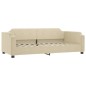 Tagesbett mit Matratze Creme 90x200 cm Stoff Tagesbett mit Matratze Creme 90x200 cm Stoff