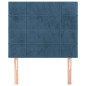 vidaXL Kopfteile 2 Stk. Dunkelblau 80x5x78/88 cm Samt