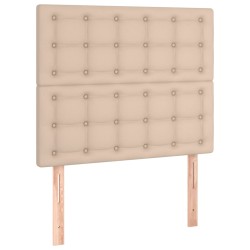 vidaXL Kopfteile 2 Stk. Cappuccino-Braun 90x5x78/88 cm Kunstleder