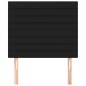 vidaXL Kopfteile 2 Stk. Schwarz 80x5x78/88 cm Stoff