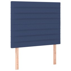 vidaXL Kopfteile 2 Stk. Blau 90x5x78/88 cm Stoff