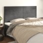 vidaXL Kopfteile 4 Stk. Dunkelgrau 80x5x78/88 cm Samt vidaXL Kopfteile 4 Stk. Dunkelgrau 80x5x78/88 cm Samt