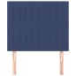 vidaXL Kopfteile 2 Stk. Blau 80x5x78/88 cm Stoff