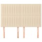 vidaXL Kopfteile 4 Stk. Creme 72x5x78/88 cm Stoff