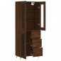 Highboard Braun Eichen-Optik 69,5x34x180 cm Holzwerkstoff Highboard Braun Eichen-Optik 69,5x34x180 cm Holzwerkstoff