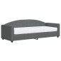 vidaXL Tagesbett mit Matratze Dunkelgrau 80x200 cm Stoff vidaXL Tagesbett mit Matratze Dunkelgrau 80x200 cm Stoff