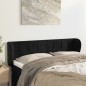 vidaXL Kopfteil mit Ohren Schwarz 147x23x78/88 cm Samt vidaXL Kopfteil mit Ohren Schwarz 147x23x78/88 cm Samt
