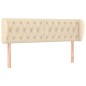 vidaXL Kopfteil mit Ohren Creme 163x23x78/88 cm Stoff vidaXL Kopfteil mit Ohren Creme 163x23x78/88 cm Stoff