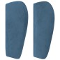 vidaXL Kopfteil mit Ohren Dunkelblau 83x23x78/88 cm Samt vidaXL Kopfteil mit Ohren Dunkelblau 83x23x78/88 cm Samt