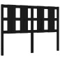 Massivholzbett mit Kopfteil Schwarz 120x200 cm Massivholzbett mit Kopfteil Schwarz 120x200 cm