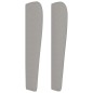 vidaXL Kopfteil mit Ohren Hellgrau 103x23x118/128 cm Stoff vidaXL Kopfteil mit Ohren Hellgrau 103x23x118/128 cm Stoff