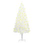 vidaXL Künstlicher Weihnachtsbaum mit Beleuchtung Weiß 180 cm vidaXL Künstlicher Weihnachtsbaum mit Beleuchtung Weiß 180 cm