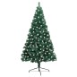vidaXL Künstlicher Halb-Weihnachtsbaum Beleuchtung Ständer Grün 120 cm vidaXL Künstlicher Halb-Weihnachtsbaum Beleuchtung Ständer Grün 120 cm