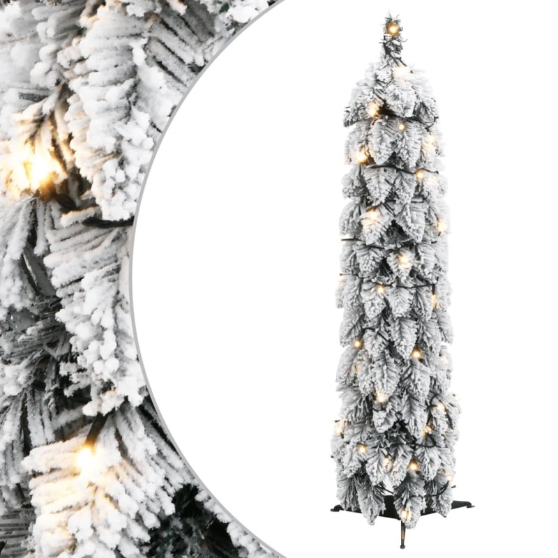 vidaXL Künstlicher Weihnachtsbaum Beleuchtung & Schnee 30 LEDs 60 cm vidaXL Künstlicher Weihnachtsbaum Beleuchtung & Schnee 30 LEDs 60 cm