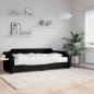 Tagesbett mit Matratze Schwarz 90x190 cm Stoff Tagesbett mit Matratze Schwarz 90x190 cm Stoff