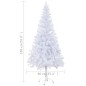 vidaXL Künstlicher Weihnachtsbaum Beleuchtung Ständer 180cm 620 Zweige vidaXL Künstlicher Weihnachtsbaum Beleuchtung Ständer 180cm 620 Zweige