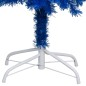 vidaXL Künstlicher Weihnachtsbaum mit Beleuchtung & Ständer Blau 150cm vidaXL Künstlicher Weihnachtsbaum mit Beleuchtung & Ständer Blau 150cm