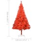 vidaXL Künstlicher Weihnachtsbaum mit Beleuchtung & Ständer Rot 210 cm vidaXL Künstlicher Weihnachtsbaum mit Beleuchtung & Ständer Rot 210 cm