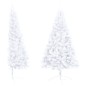 vidaXL Künstlicher Halb-Weihnachtsbaum Beleuchtung Ständer Weiß 180 cm vidaXL Künstlicher Halb-Weihnachtsbaum Beleuchtung Ständer Weiß 180 cm