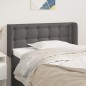 vidaXL Kopfteil mit Ohren Grau 93x16x78/88 cm Kunstleder vidaXL Kopfteil mit Ohren Grau 93x16x78/88 cm Kunstleder