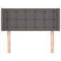vidaXL Kopfteil mit Ohren Grau 93x16x78/88 cm Kunstleder vidaXL Kopfteil mit Ohren Grau 93x16x78/88 cm Kunstleder