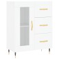 Highboard Weiß 69,5x34x180 cm Holzwerkstoff Highboard Weiß 69,5x34x180 cm Holzwerkstoff