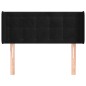 vidaXL Kopfteil mit Ohren Schwarz 83x16x78/88 cm Samt vidaXL Kopfteil mit Ohren Schwarz 83x16x78/88 cm Samt
