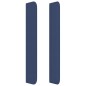 vidaXL Kopfteil mit Ohren Blau 203x16x118/128 cm Stoff vidaXL Kopfteil mit Ohren Blau 203x16x118/128 cm Stoff