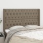 vidaXL Kopfteil mit Ohren Taupe 147x16x118/128 cm Stoff vidaXL Kopfteil mit Ohren Taupe 147x16x118/128 cm Stoff
