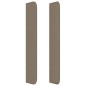 vidaXL Kopfteil mit Ohren Taupe 147x16x118/128 cm Stoff vidaXL Kopfteil mit Ohren Taupe 147x16x118/128 cm Stoff